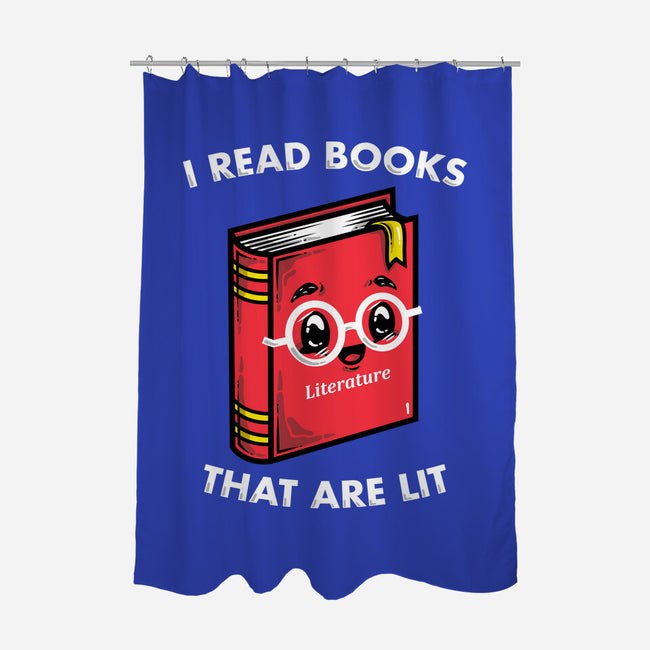 Books Are Lit-None-Polyester-Shower Curtain-krisren28