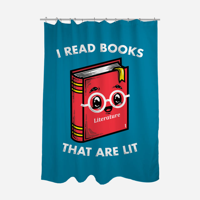 Books Are Lit-None-Polyester-Shower Curtain-krisren28