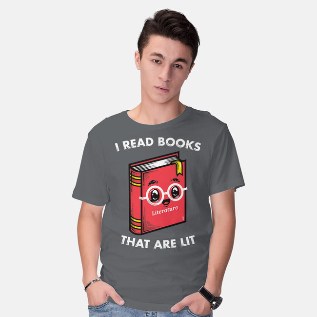 Books Are Lit-Mens-Basic-Tee-krisren28