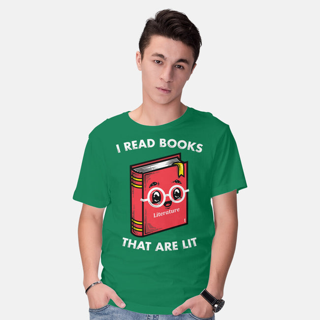 Books Are Lit-Mens-Basic-Tee-krisren28