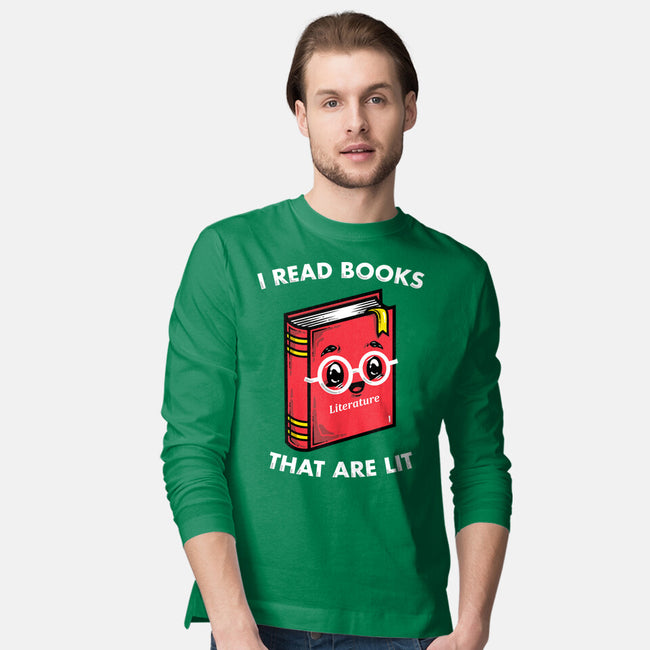 Books Are Lit-Mens-Long Sleeved-Tee-krisren28