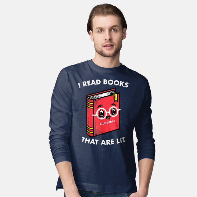Books Are Lit-Mens-Long Sleeved-Tee-krisren28