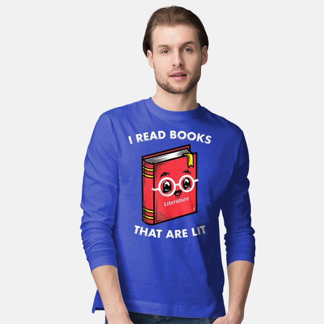 Books Are Lit-Mens-Long Sleeved-Tee-krisren28