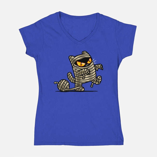 Meow-Mmy-Womens-V-Neck-Tee-krisren28
