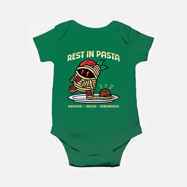 Rest In Pasta-Baby-Basic-Onesie-krisren28