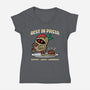 Rest In Pasta-Womens-V-Neck-Tee-krisren28