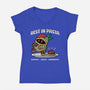 Rest In Pasta-Womens-V-Neck-Tee-krisren28