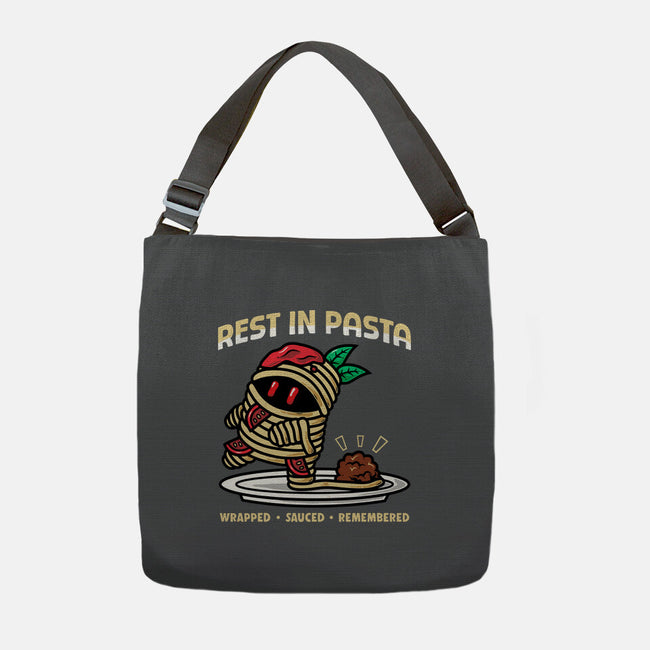 Rest In Pasta-None-Adjustable Tote-Bag-krisren28