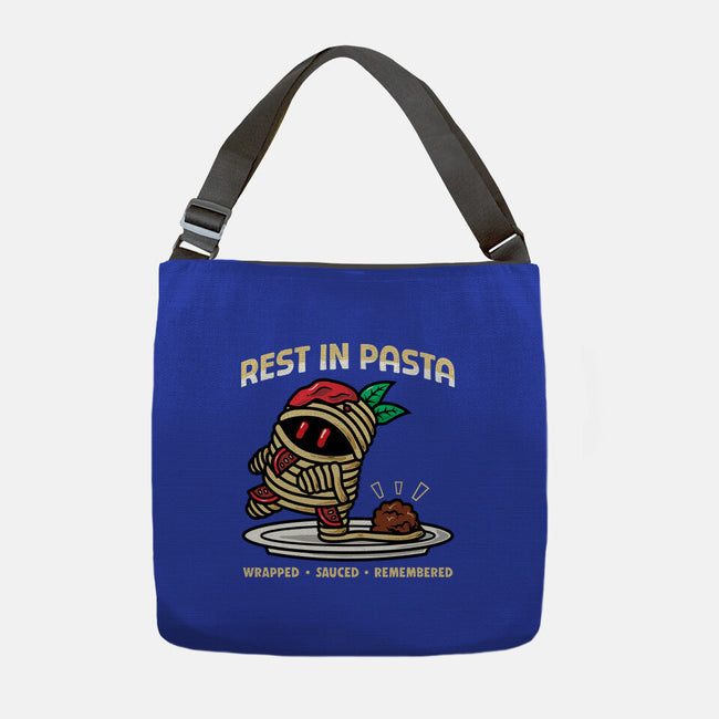 Rest In Pasta-None-Adjustable Tote-Bag-krisren28