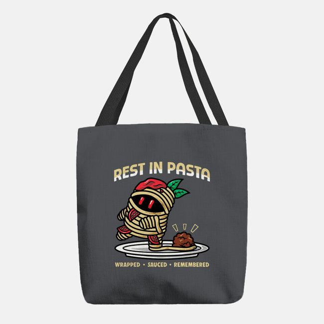 Rest In Pasta-None-Basic Tote-Bag-krisren28