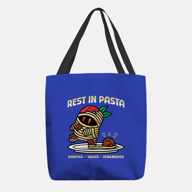 Rest In Pasta-None-Basic Tote-Bag-krisren28