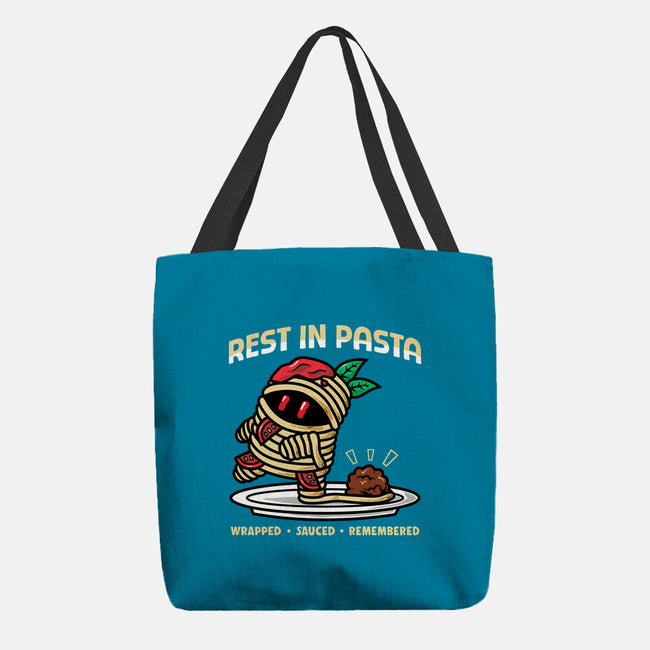 Rest In Pasta-None-Basic Tote-Bag-krisren28