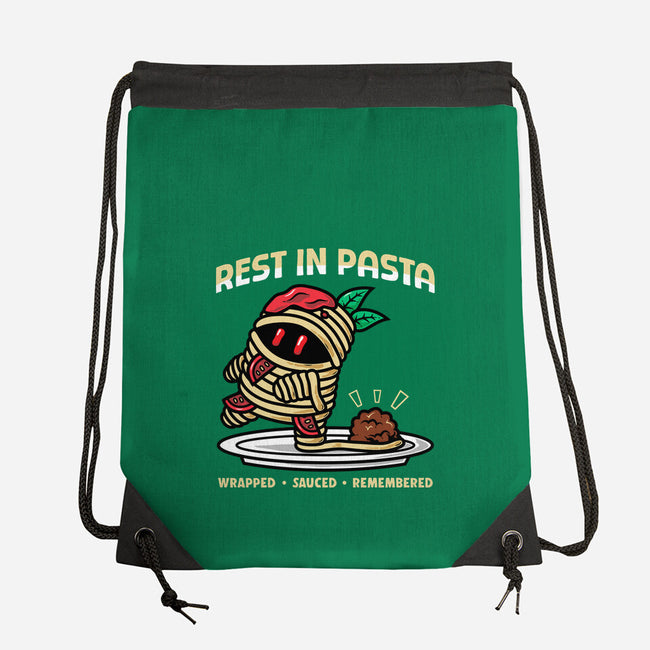 Rest In Pasta-None-Drawstring-Bag-krisren28