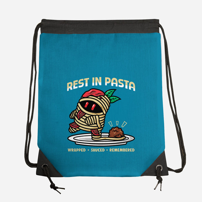 Rest In Pasta-None-Drawstring-Bag-krisren28