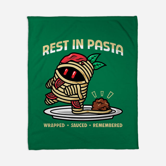 Rest In Pasta-None-Fleece-Blanket-krisren28