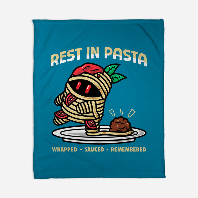 Rest In Pasta-None-Fleece-Blanket-krisren28