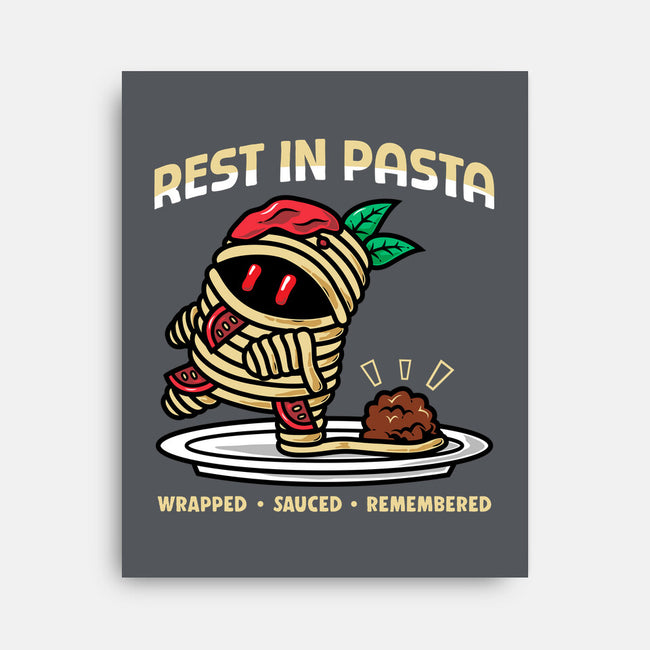 Rest In Pasta-None-Stretched-Canvas-krisren28