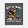 Rest In Pasta-None-Stretched-Canvas-krisren28