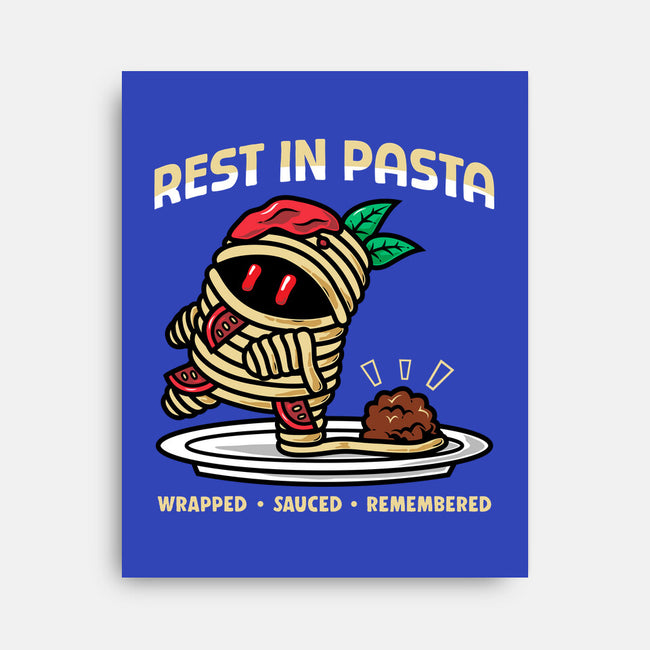 Rest In Pasta-None-Stretched-Canvas-krisren28