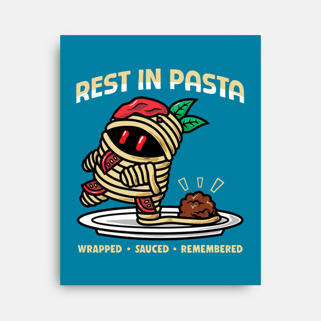 Rest In Pasta-None-Stretched-Canvas-krisren28