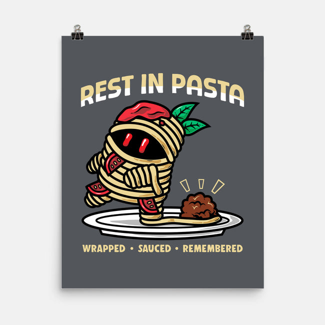 Rest In Pasta-None-Matte-Poster-krisren28