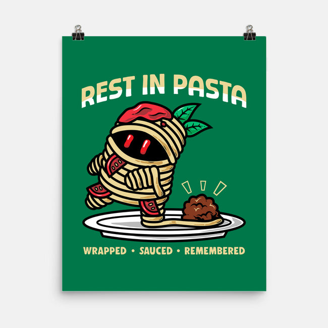 Rest In Pasta-None-Matte-Poster-krisren28