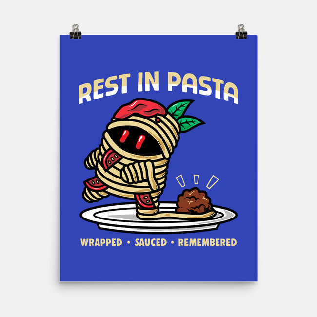 Rest In Pasta-None-Matte-Poster-krisren28