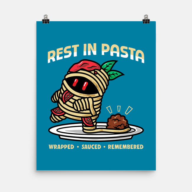 Rest In Pasta-None-Matte-Poster-krisren28