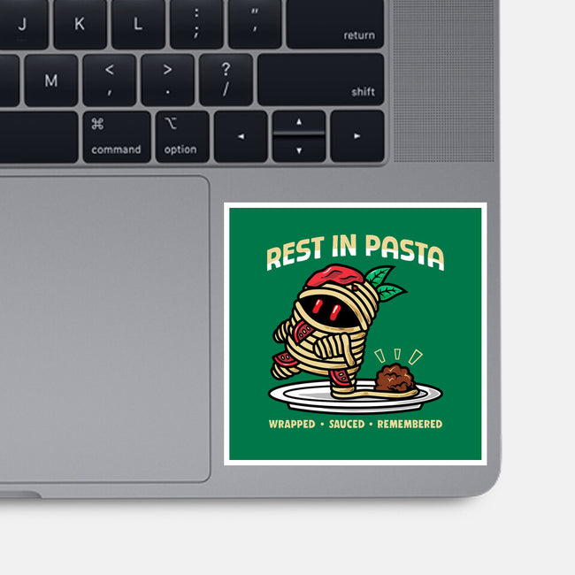 Rest In Pasta-None-Glossy-Sticker-krisren28