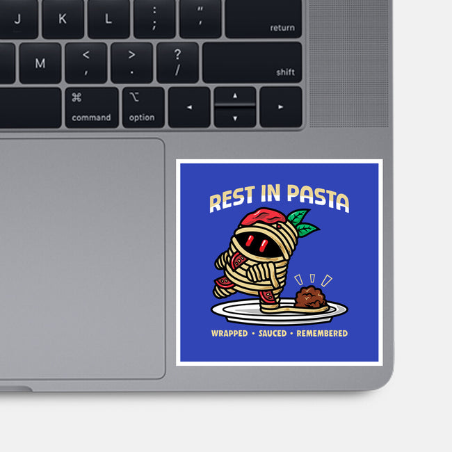 Rest In Pasta-None-Glossy-Sticker-krisren28