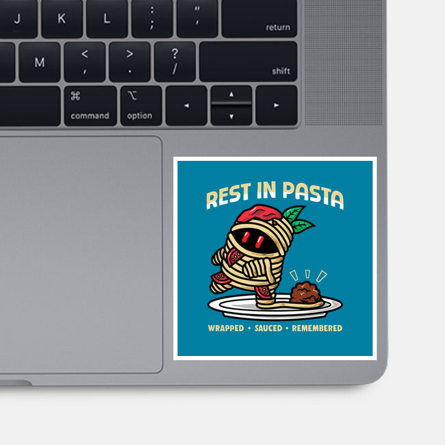 Rest In Pasta-None-Glossy-Sticker-krisren28