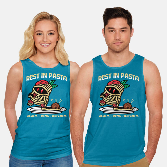 Rest In Pasta-Unisex-Basic-Tank-krisren28