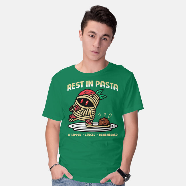 Rest In Pasta-Mens-Basic-Tee-krisren28