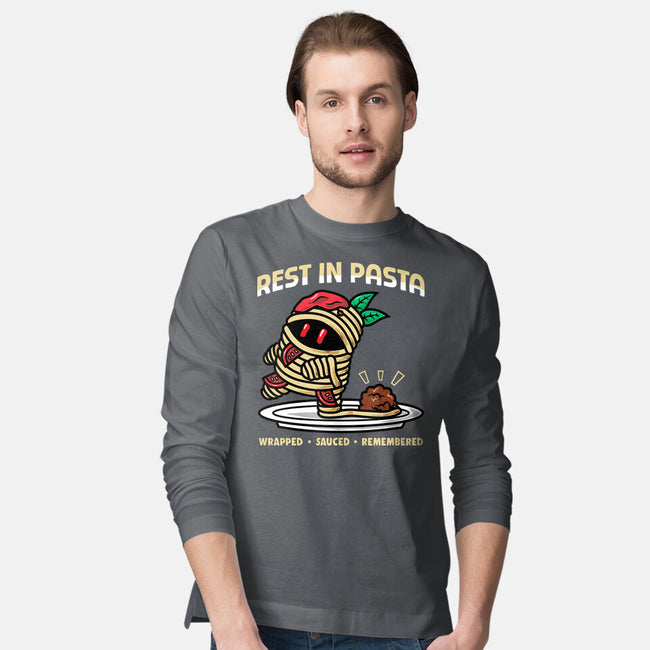 Rest In Pasta-Mens-Long Sleeved-Tee-krisren28