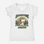 An Adventure Awaits-Womens-V-Neck-Tee-Loobs
