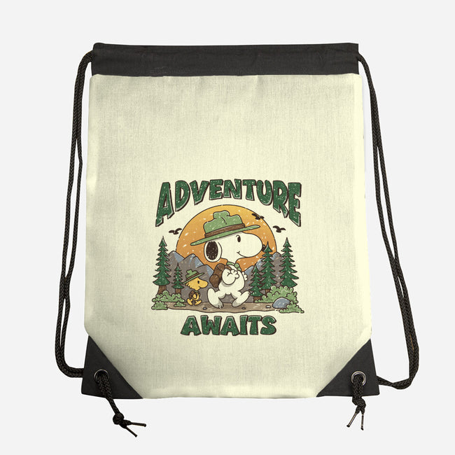An Adventure Awaits-None-Drawstring-Bag-Loobs