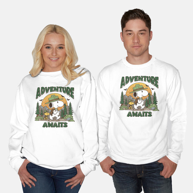 An Adventure Awaits-Unisex-Crew Neck-Sweatshirt-Loobs