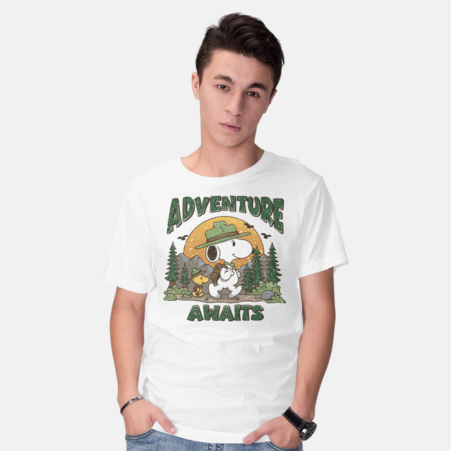 An Adventure Awaits-Mens-Basic-Tee-Loobs