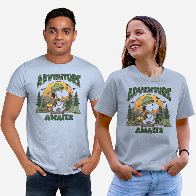 An Adventure Awaits-Unisex-Basic-Tee-Loobs