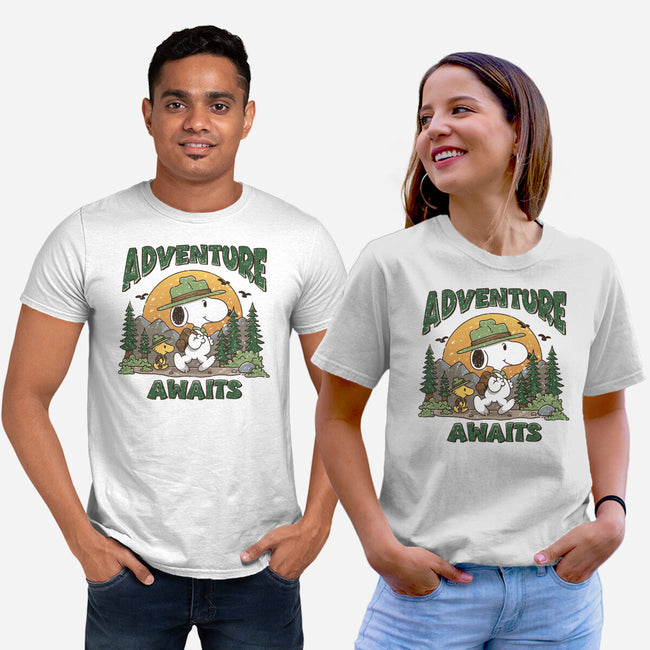An Adventure Awaits-Unisex-Basic-Tee-Loobs