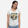 An Adventure Awaits-Womens-V-Neck-Tee-Loobs