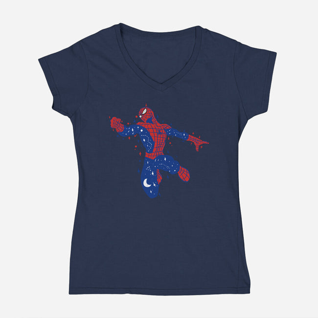 Peter Night-Womens-V-Neck-Tee-nickzzarto