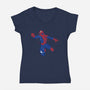 Peter Night-Womens-V-Neck-Tee-nickzzarto