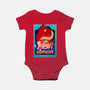 Definitely Not Our Dino-Baby-Basic-Onesie-DrawnByBryan