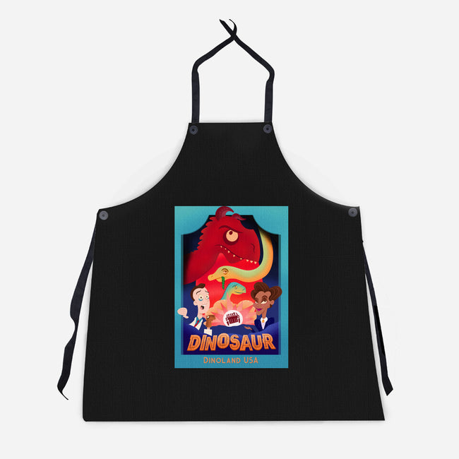 Definitely Not Our Dino-Unisex-Kitchen-Apron-DrawnByBryan