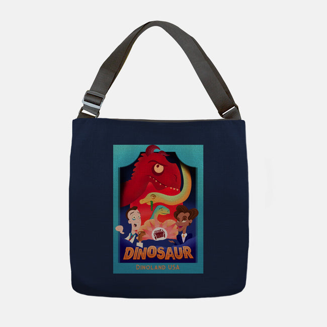 Definitely Not Our Dino-None-Adjustable Tote-Bag-DrawnByBryan