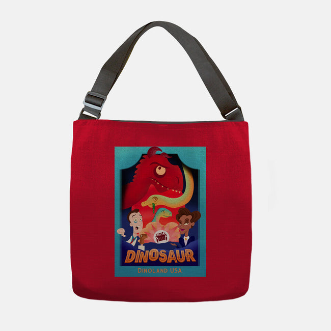 Definitely Not Our Dino-None-Adjustable Tote-Bag-DrawnByBryan