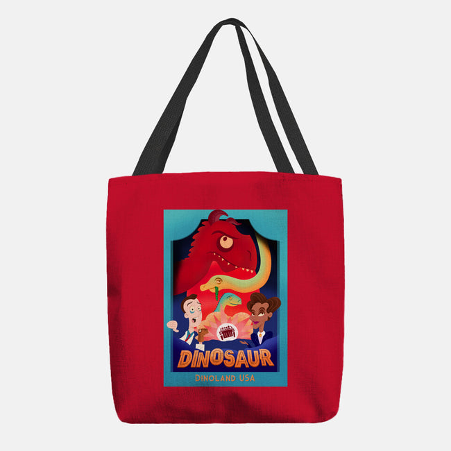 Definitely Not Our Dino-None-Basic Tote-Bag-DrawnByBryan