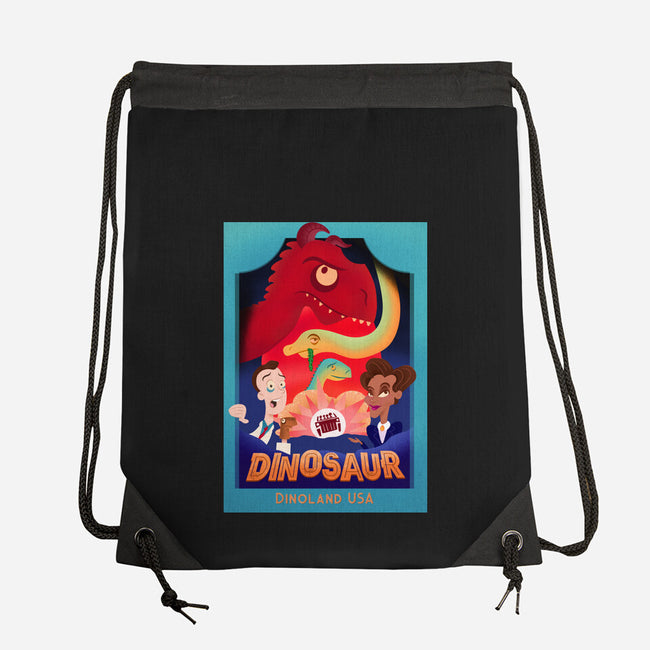 Definitely Not Our Dino-None-Drawstring-Bag-DrawnByBryan