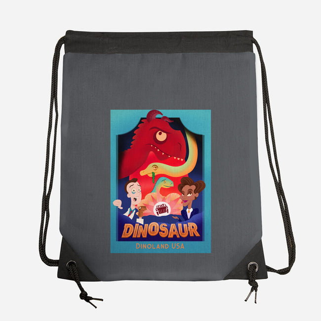 Definitely Not Our Dino-None-Drawstring-Bag-DrawnByBryan